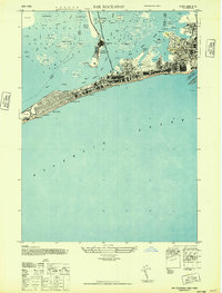 1947 Map of Far Rockaway, Queens County, NY